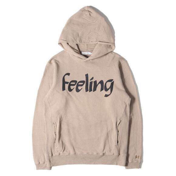 Nonnative Dweller Overdyed "Feeling" Cotton Hoodie Sweatshirt Beige Medium - Picture 1 of 13